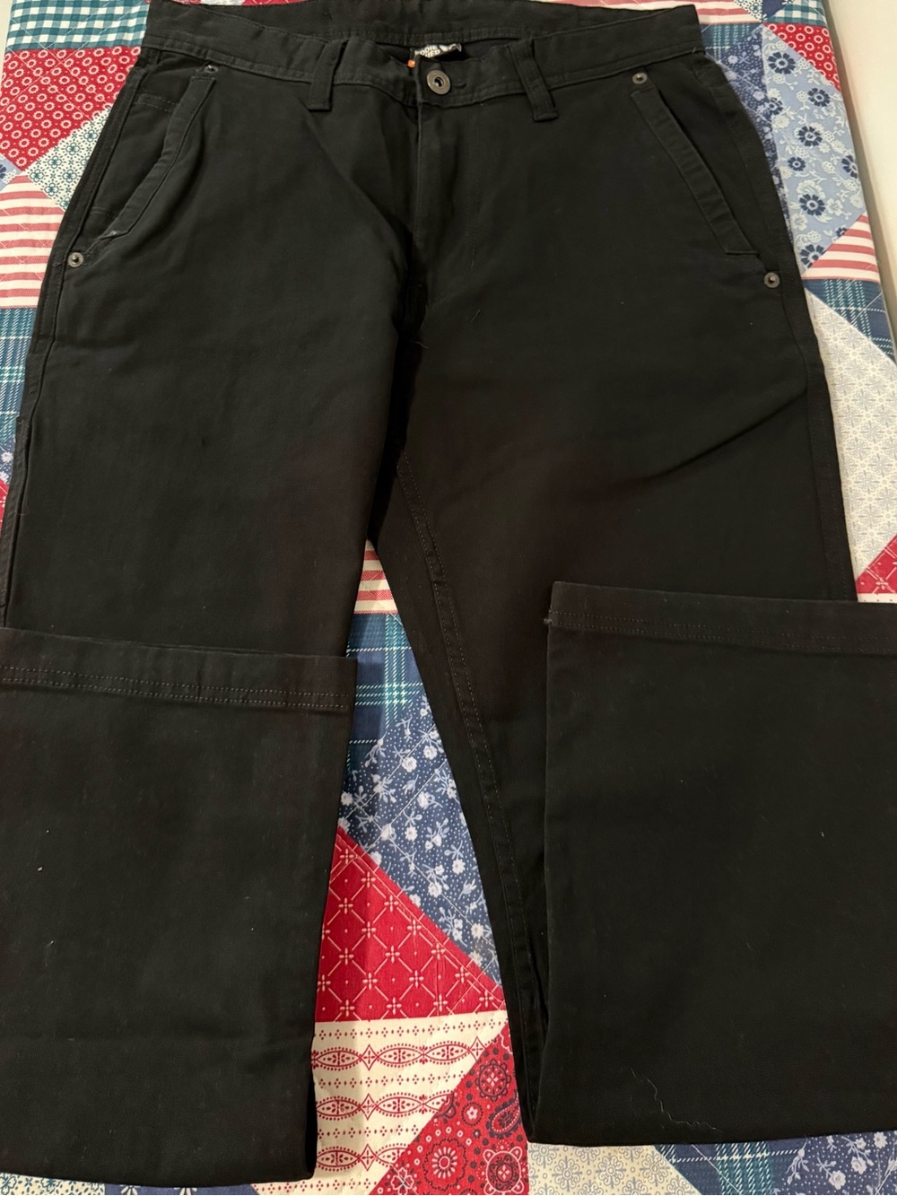 Eddie Bauer Men's Black Chino Pants